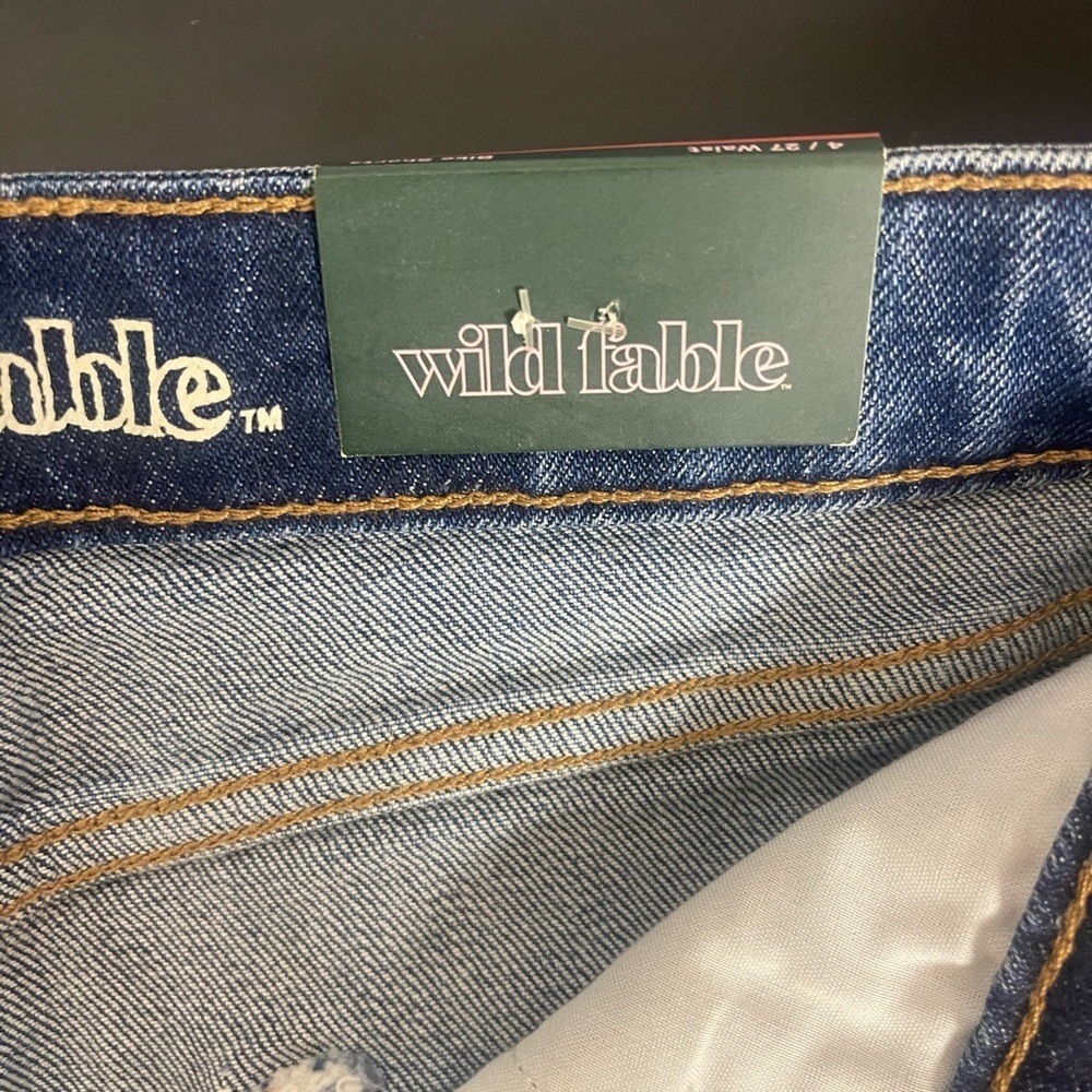 Wild Fable Denim Distressed Bermuda Short - Picture 3 of 4